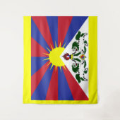 Tenture Drapeau du Tibet (Devant)