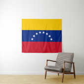 Tenture Drapeau du Venezuela (En situation (horizontale))