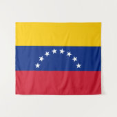 Tenture Drapeau du Venezuela (Devant (Horizontal))