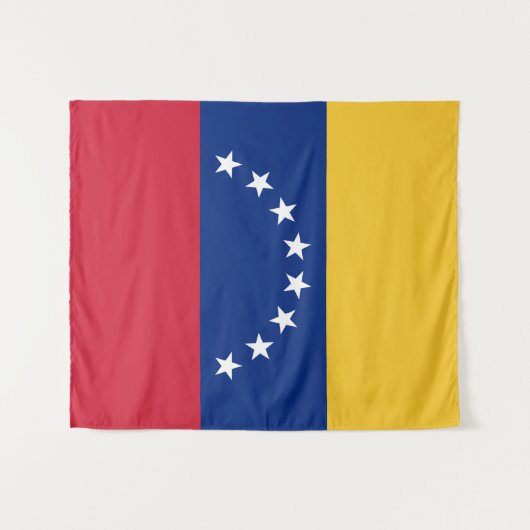 Tenture Drapeau du Venezuela (Devant (Horizontal))
