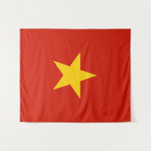 Tenture Drapeau du Vietnam (Devant (Horizontal))