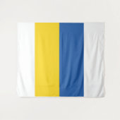 Tenture Drapeau d'Ukraine (Devant (Horizontal))