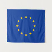 Tenture Drapeau d'Union européenne d'E. - (Devant (Horizontal))