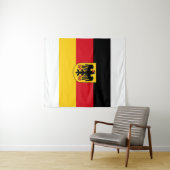 Tenture Drapeau Empire allemand (En situation (horizontale))