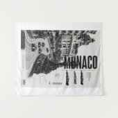 Tenture Drapeau F1 Grand Prix de Monaco (Devant (Horizontal))