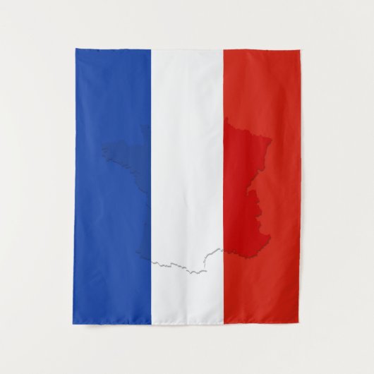 Tenture drapeau français (Devant)