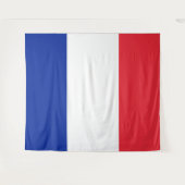 TENTURE DRAPEAU FRANÇAIS (Devant (Horizontal))