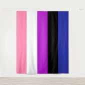 Tenture Drapeau Genderfluid Extra Large LGBT (Devant)