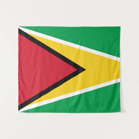 Tenture Drapeau Guyana (Devant (Horizontal))