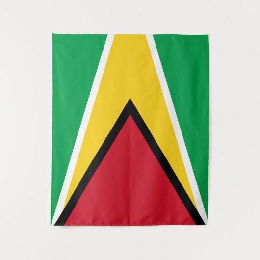 Tenture Drapeau Guyana (Devant)