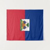 Tenture Drapeau Haïti (Devant (Horizontal))