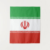 Tenture Drapeau iranien (Devant)