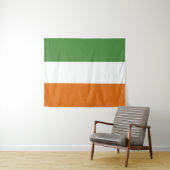 Tenture Drapeau irlandais (En situation (horizontale))