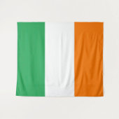 Tenture Drapeau Irlande Tricolore (Devant (Horizontal))