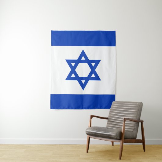 Tenture Drapeau Israël (En situation)