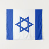 Tenture Drapeau Israël (Devant (Horizontal))