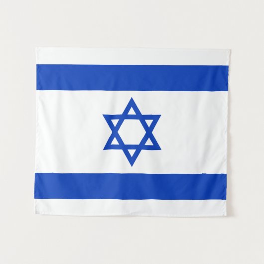 Tenture Drapeau Israël (Devant (Horizontal))