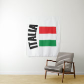 Tenture Drapeau Italie (En situation)
