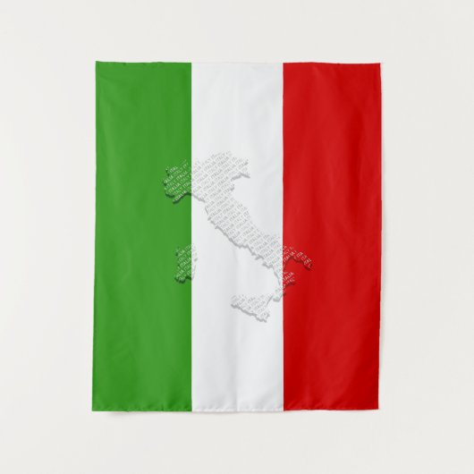 Tenture Drapeau italien (Devant)