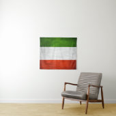 Tenture Drapeau italien (En situation (horizontale))