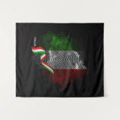 Tenture Drapeau italien (Devant (Horizontal))
