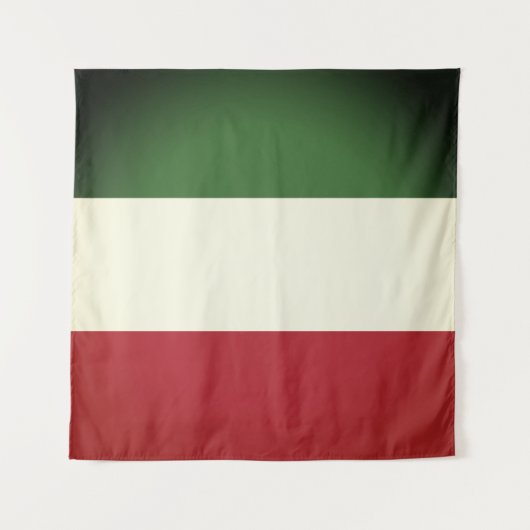 Tenture Drapeau italien (Devant (Horizontal))