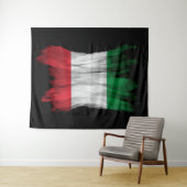 Tenture Drapeau italien bracelet, drapeau national (En situation (horizontale))