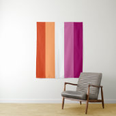 Tenture Drapeau lesbien 50 x 60 (En situation)