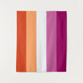 Tenture Drapeau lesbien 50 x 60 (Devant)