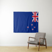 Tenture Drapeau néo-zélandais (En situation (horizontale))