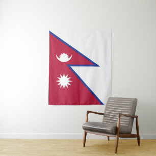 Tenture Drapeau népalais