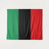 Tenture Drapeau panafricain UNIA (Devant (Horizontal))