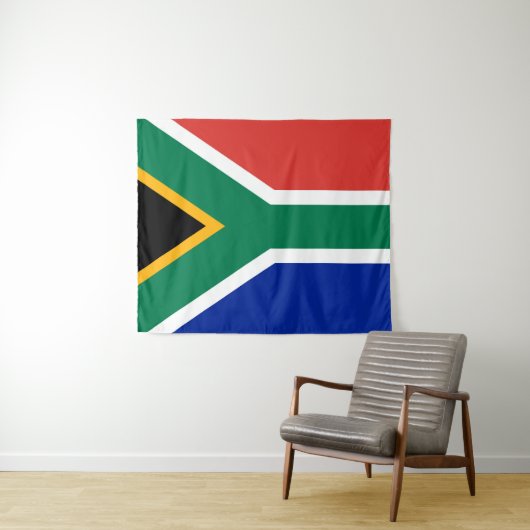 Tenture Drapeau Patriotique Afrique du Sud Bokke (En situation (horizontale))