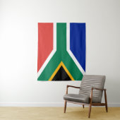 Tenture Drapeau Patriotique Afrique du Sud Bokke (En situation)
