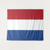 Tenture Drapeau Pays-Bas tricolore (Devant (Horizontal))