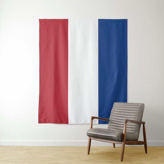 Tenture Drapeau Pays-Bas tricolore (En situation)