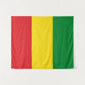 Tenture Drapeau rastafarien Rasta Ethiopie (Devant (Horizontal))
