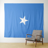 Tenture Drapeau Somalie (En situation (horizontale))