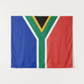 Tenture drapeau sud-africain (Devant (Horizontal))
