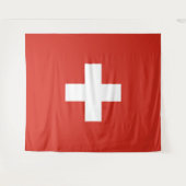 Tenture Drapeau suisse (Devant (Horizontal))