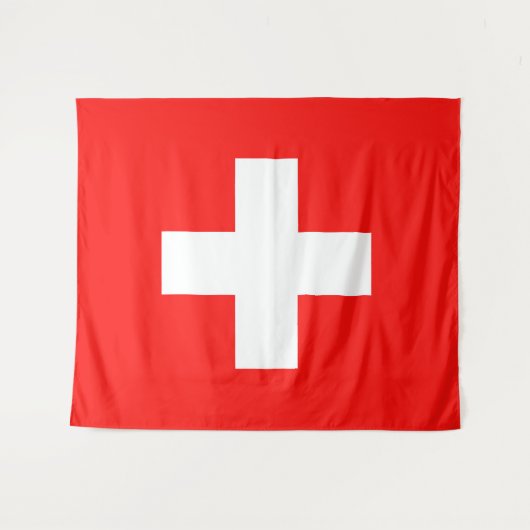 Tenture Drapeau Suisse (Devant (Horizontal))