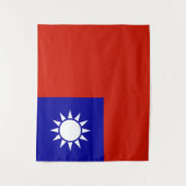 Tenture Drapeau taïwanais (Devant)
