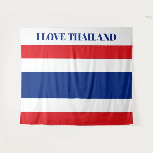 Tenture Drapeau thaïlandais (Devant (Horizontal))