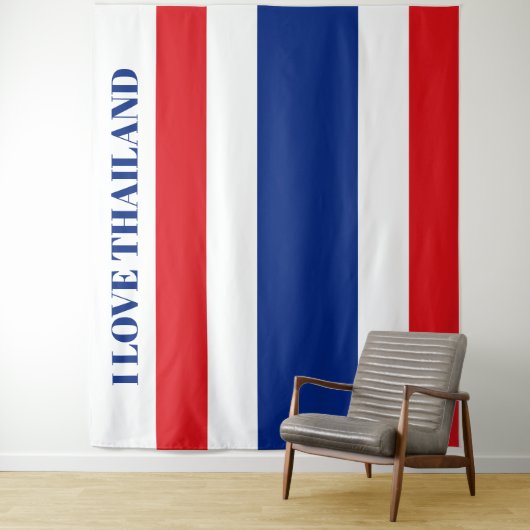 Tenture Drapeau thaïlandais (En situation)