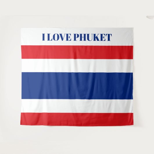 Tenture Drapeau thaïlandais (Devant (Horizontal))