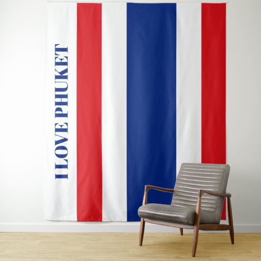 Tenture Drapeau thaïlandais (En situation)