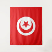 Tenture Drapeau Tunisie (Devant)