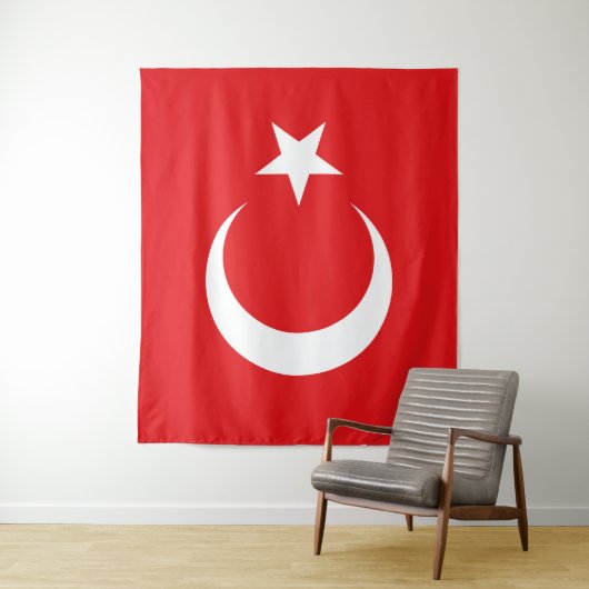 Tenture Drapeau Turquie (En situation)