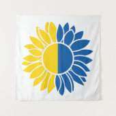 Tenture Drapeau ukrainien (Devant (Horizontal))