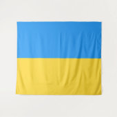 Tenture Drapeau ukrainien (Devant (Horizontal))